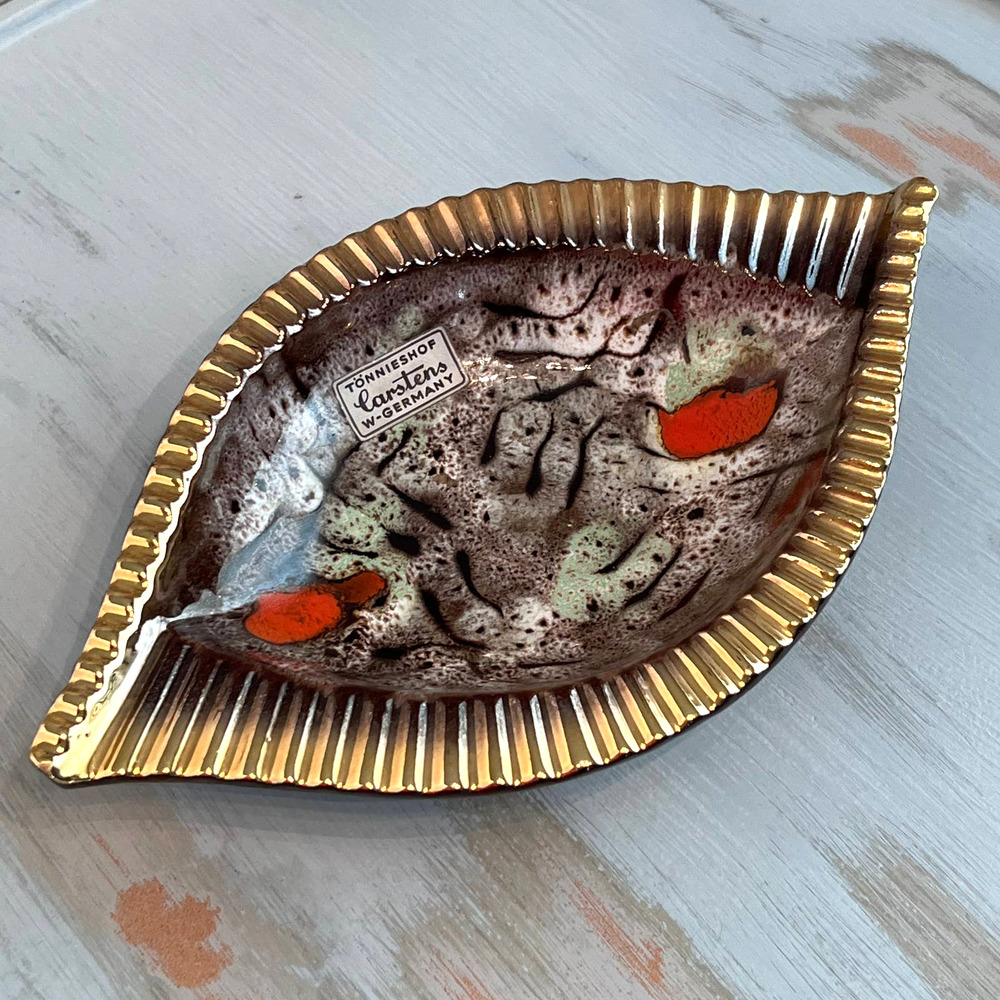 West Germany Mid Century MCM Carsten's Porcelain Dish